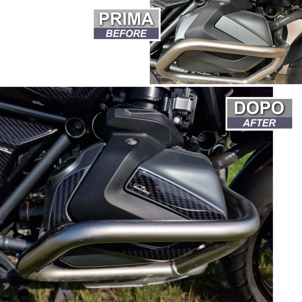 Adesivi 3D compatibili con BMW R 1250 GS - GS Adventure 2019-2023 Motore - immagine 3