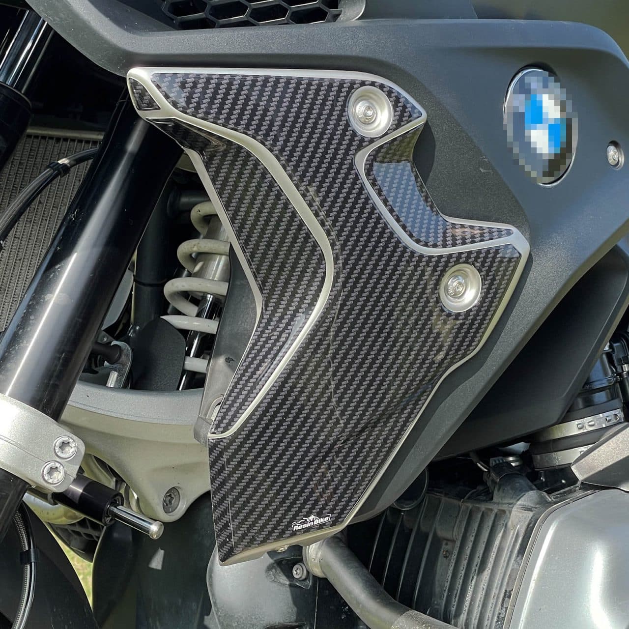 Adesivi 3D compatibili con BMW R 1250 GS 2018-2023 Paraspigoli