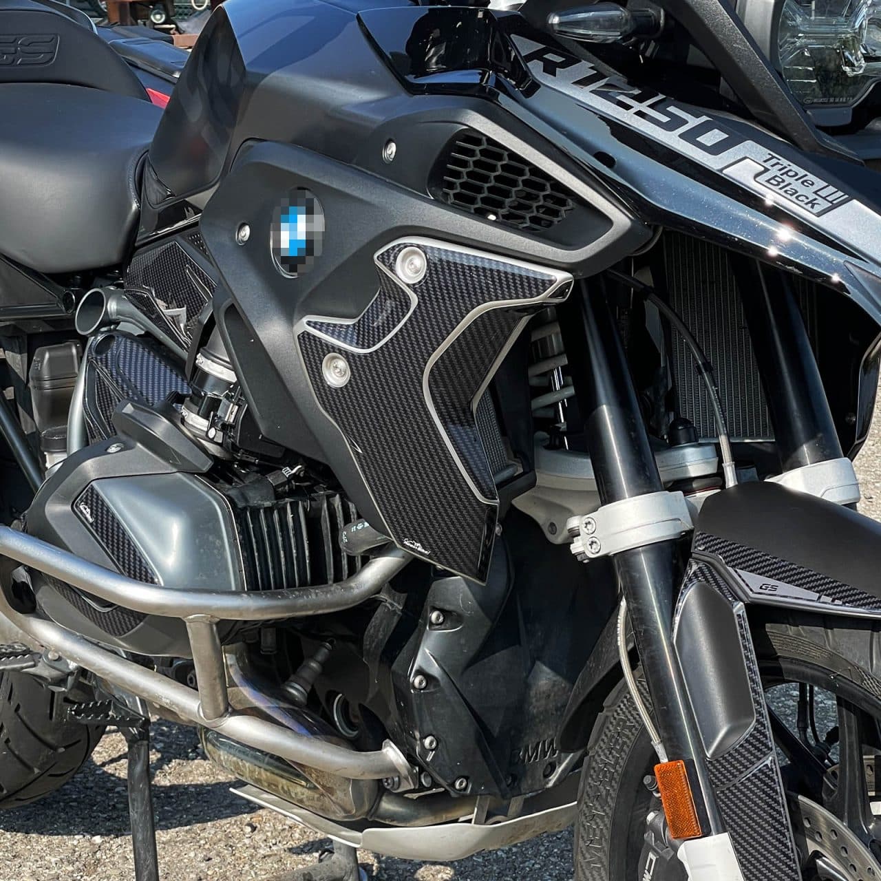 Aufkleber 3D Motorrad Kompatibel mit BMW R 1250 GS 2018-2023 Ecken-Schutzfolien – Bild 3