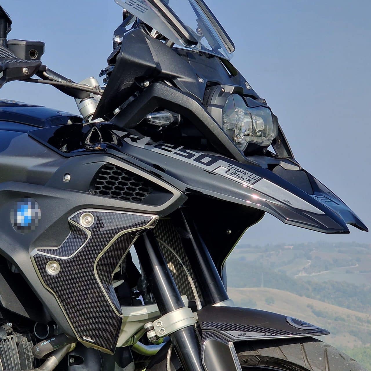 Adesivi 3D compatibili con BMW R 1250 GS Triple Black 2021-2023 Puntale - immagine 5