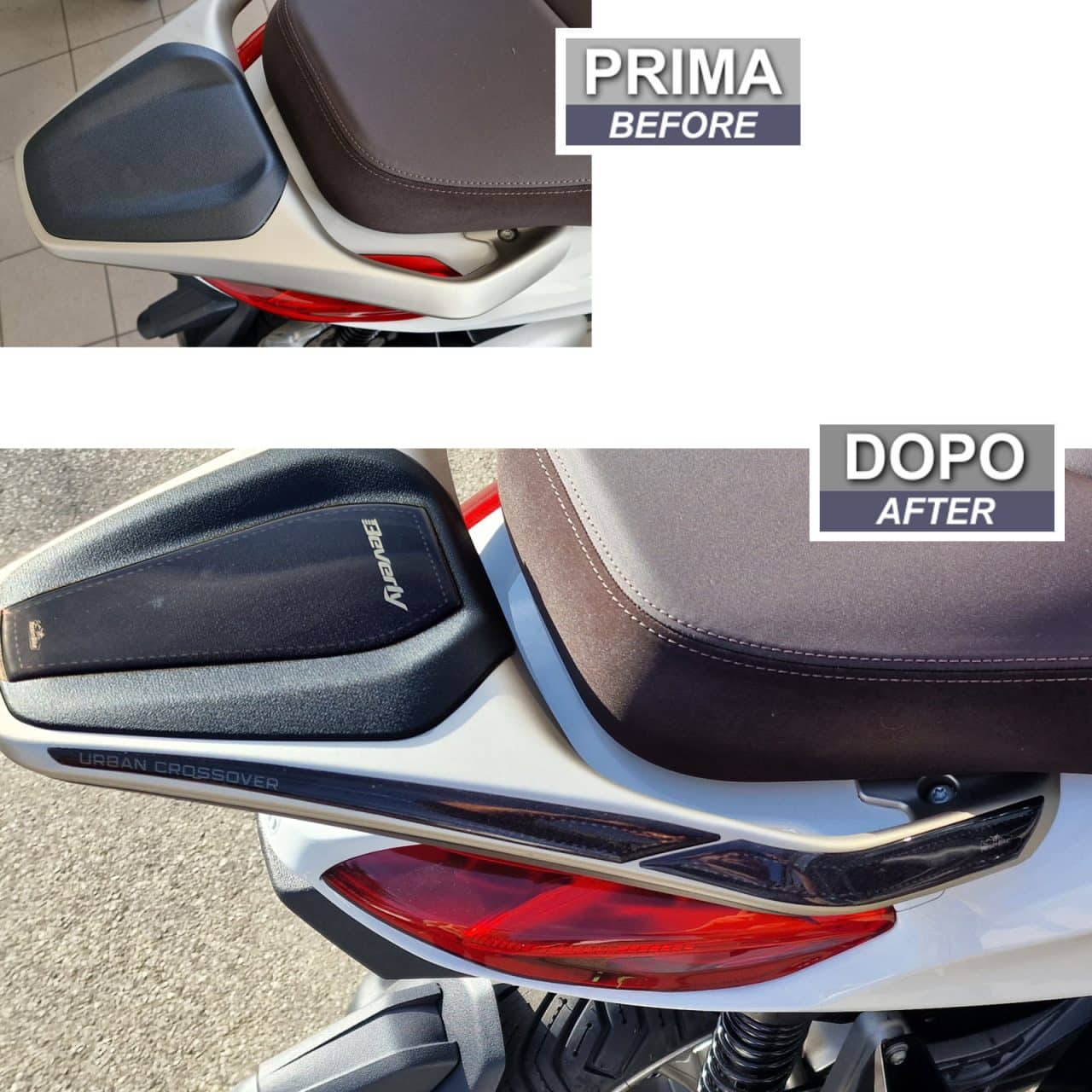 Stickers 3D compatible with Piaggio Beverly 300 400 2022 Passenger Handles - Image 3