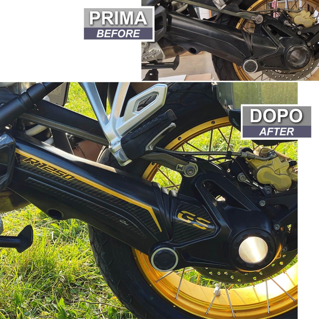 Adhesivos 3D compatibles con BMW R 1250 GS - GS Adventure 2019 2022 Horquilla - Imagen 3