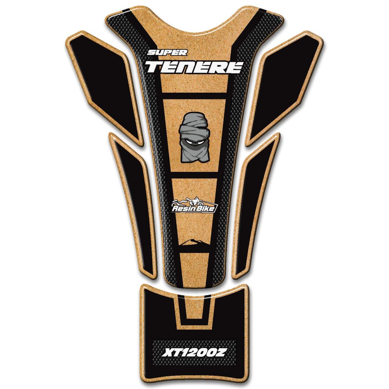 Motorcycle Stickers 3D compatible with Yamaha Super Tenere Tank Pad Sand