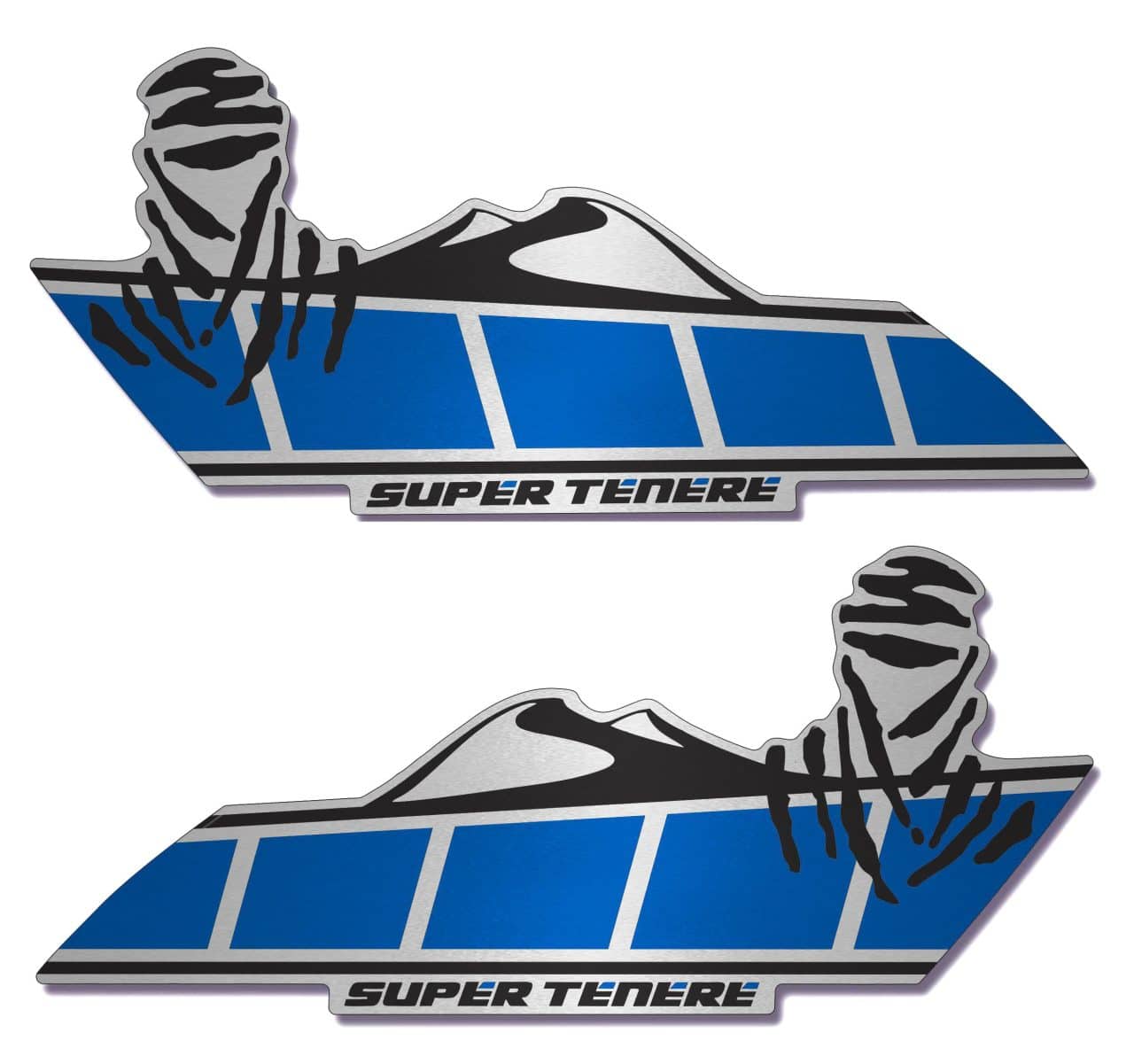 Adhesivos compatibles con Yamaha Super Tenere 2010 2020 Azul Tanque Laterales