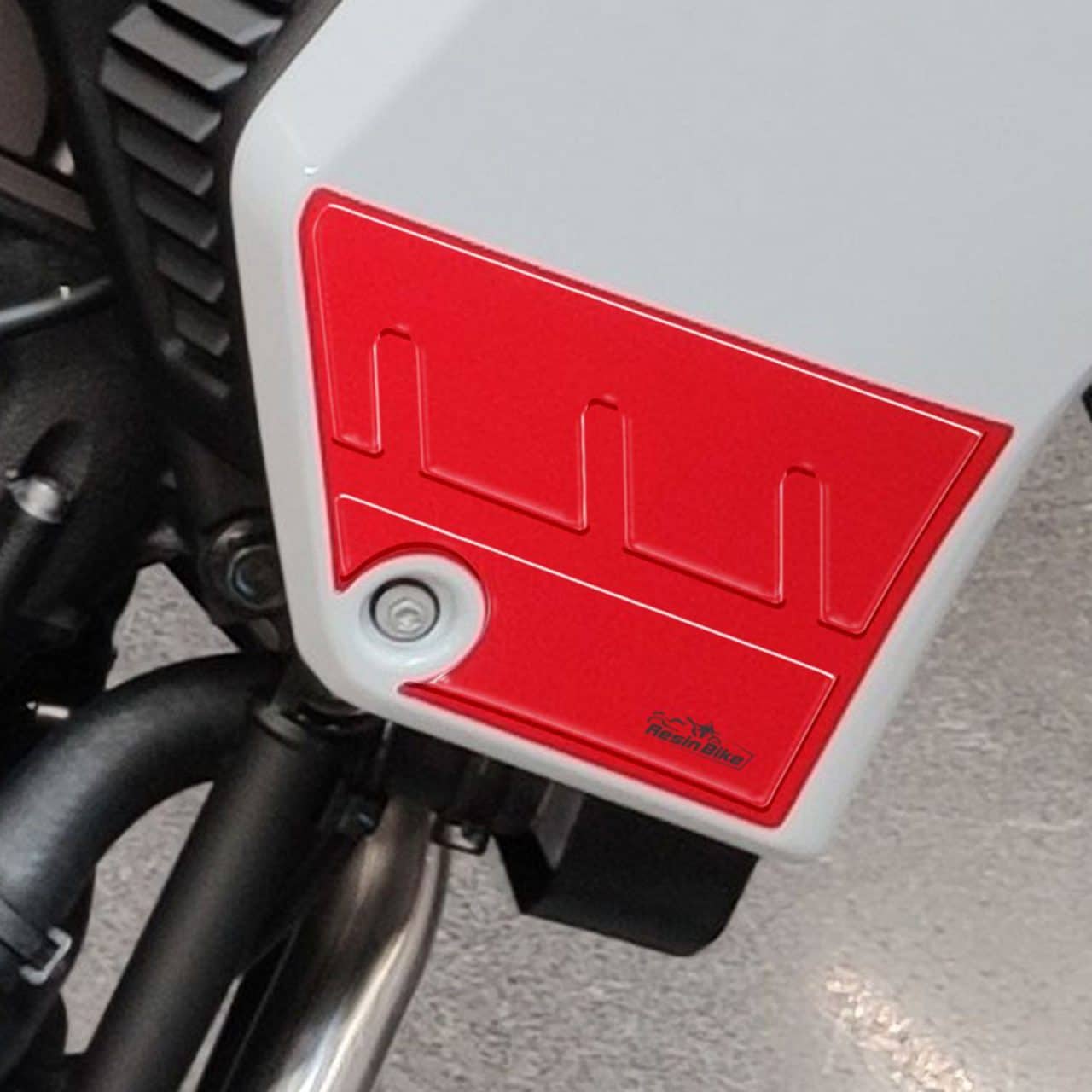 Adhesivos 3D compatibles con Yamaha Tenere 700 2019-2020 Deflectores Rojo