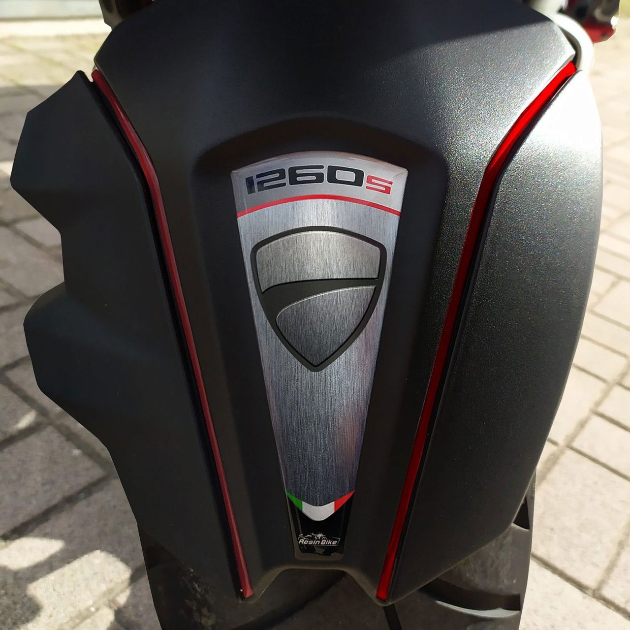 Adesivi 3D compatibili con Ducati Multistrada 1260 S 2020 Protezione Parafango