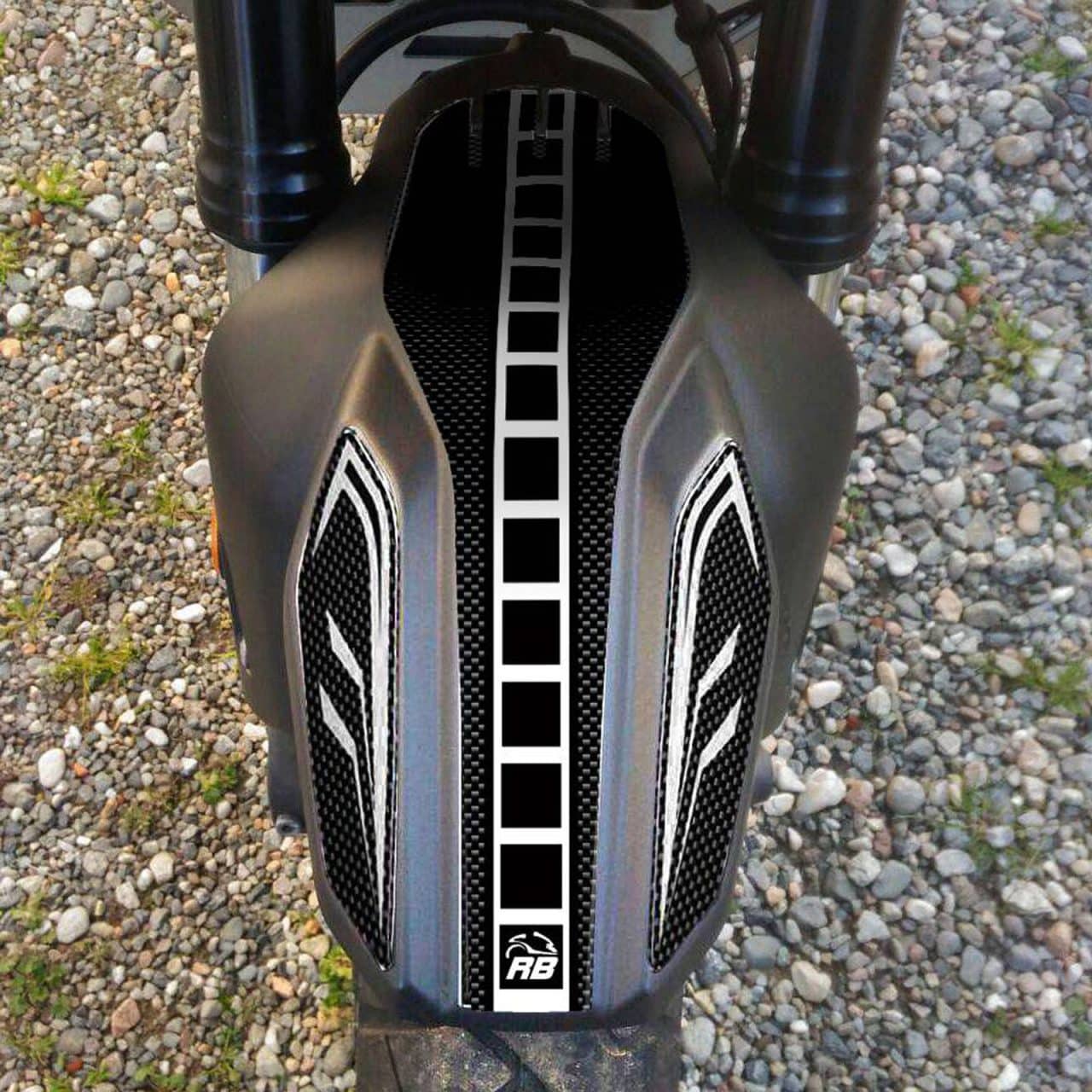 Stickers 3D compatible with Yamaha Super Tenere 2010-2020 Fender Carbon