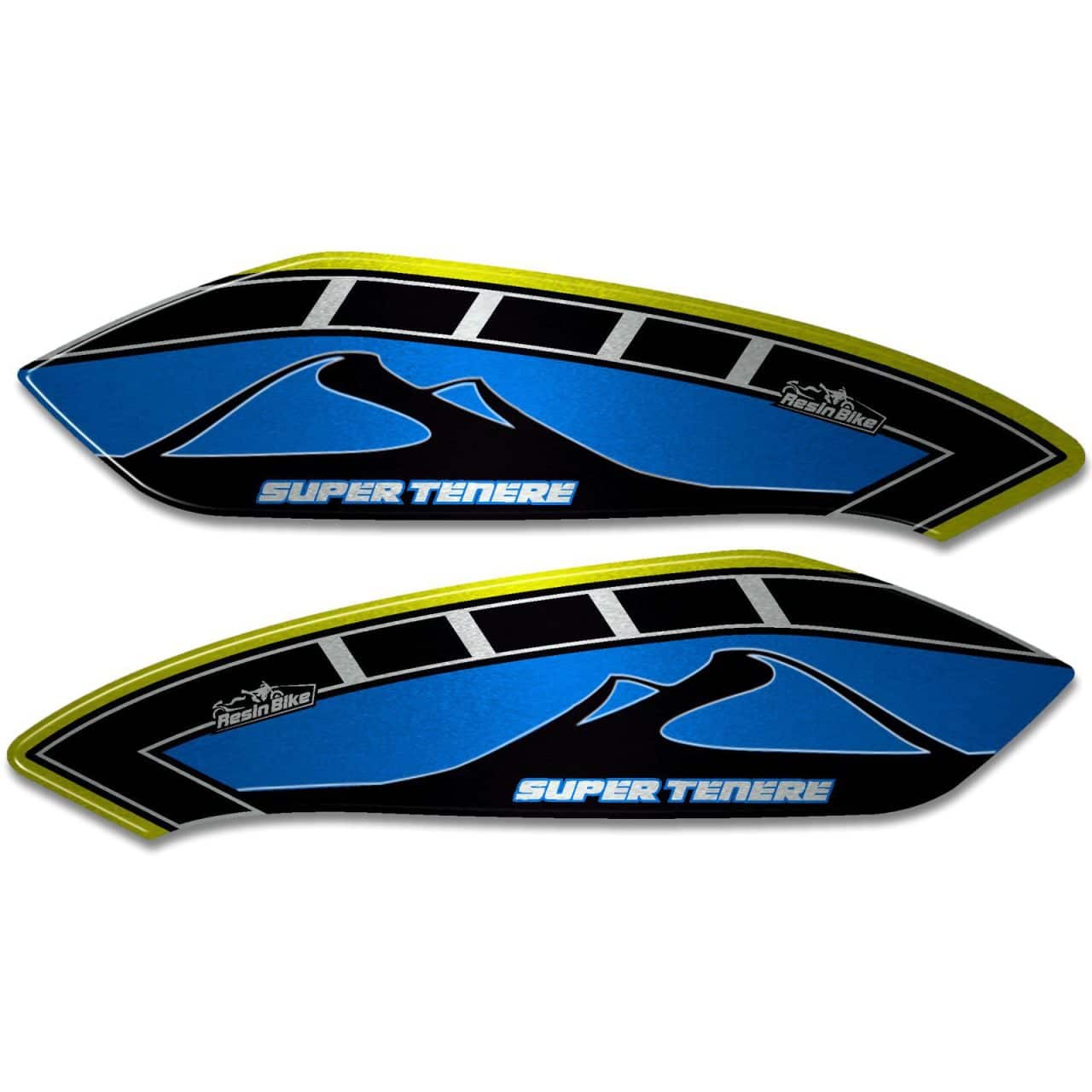 Adhesivos 3D compatibles con Yamaha Super Tenere 2010-2020 Paramanos Viper Azul - Imagen 2