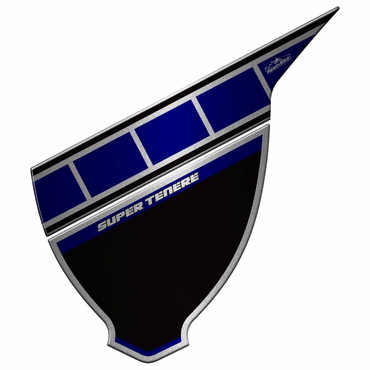 Stickers 3D compatible with Yamaha Super Tenere 2015-2020 Windshield Blue-Black