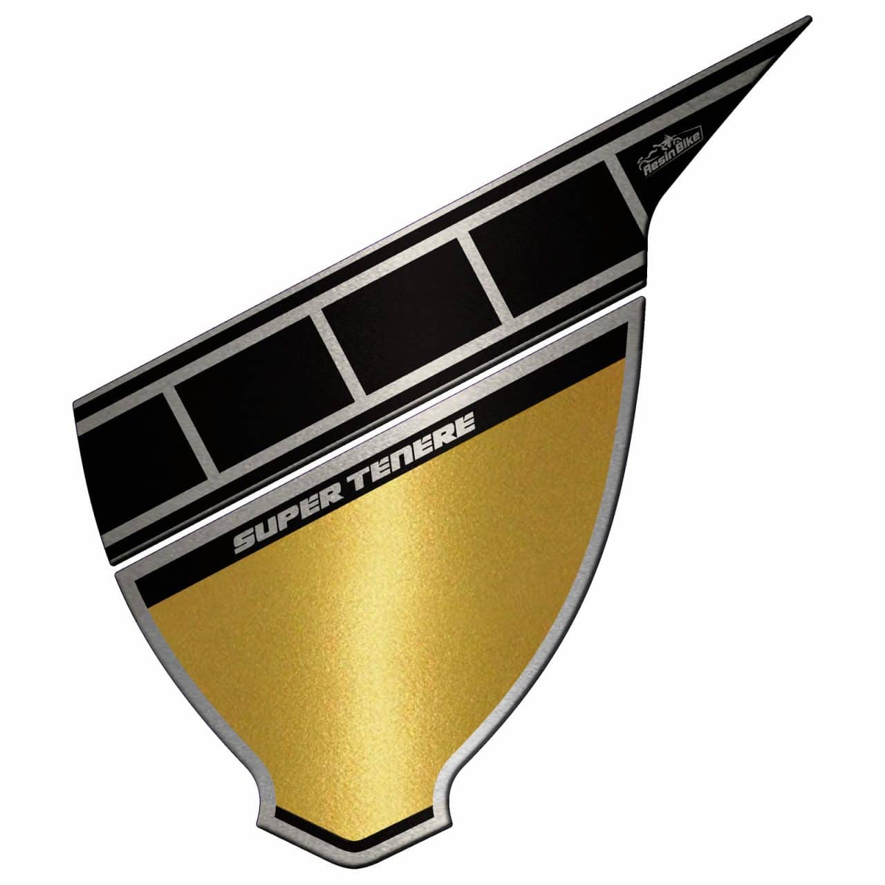 Aufkleber 3D Kompatibel mit Yamaha Super Tenere 2015-2020 Schutz Windschild Gold