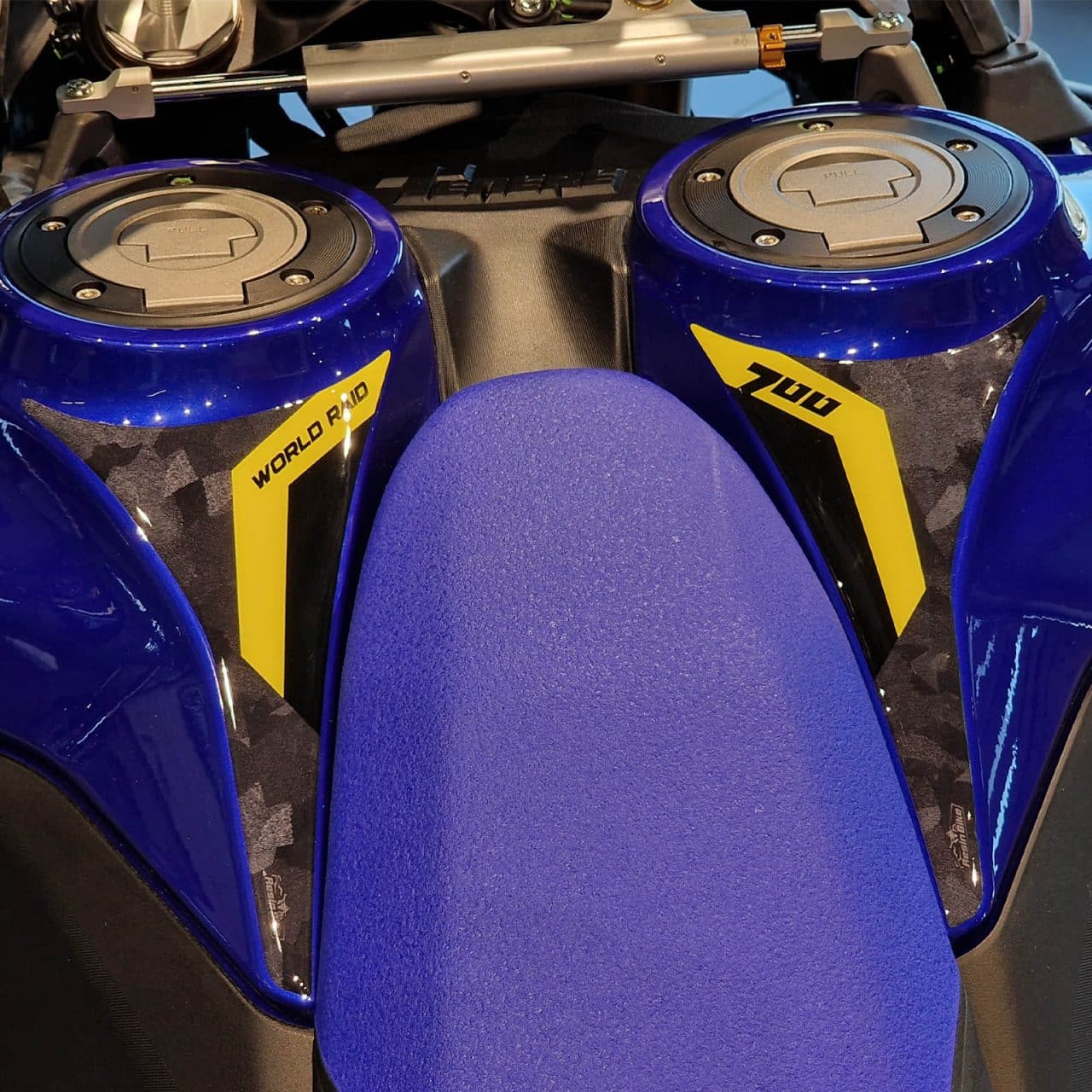 Pegatinas 3D Moto compatibles con Yamaha Tenere 700 World Raid Tanque Deposito