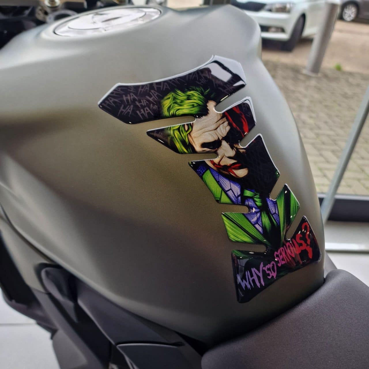 Paraserbatoio Adesivi 3D compatibili con THE JOKER BATMAN Protezione - immagine 2