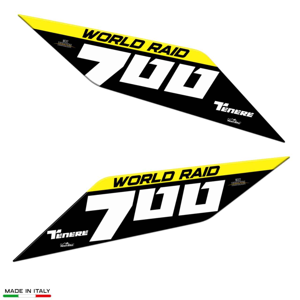 Adhesivos de Moto compatibles con Yamaha Tenere 700 World Raid Lados - Imagen 2