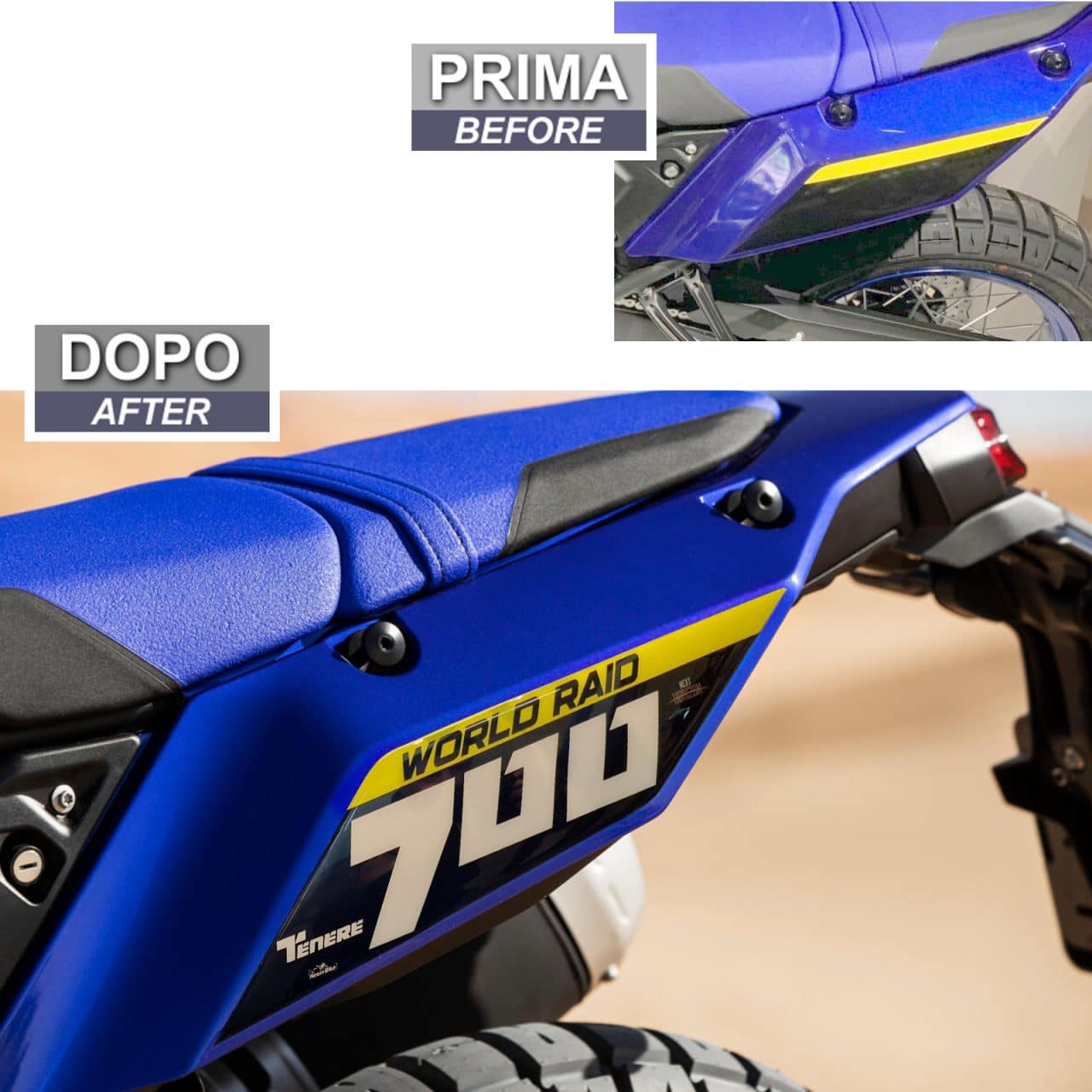 Adhesivos de Moto compatibles con Yamaha Tenere 700 World Raid Lados - Imagen 3