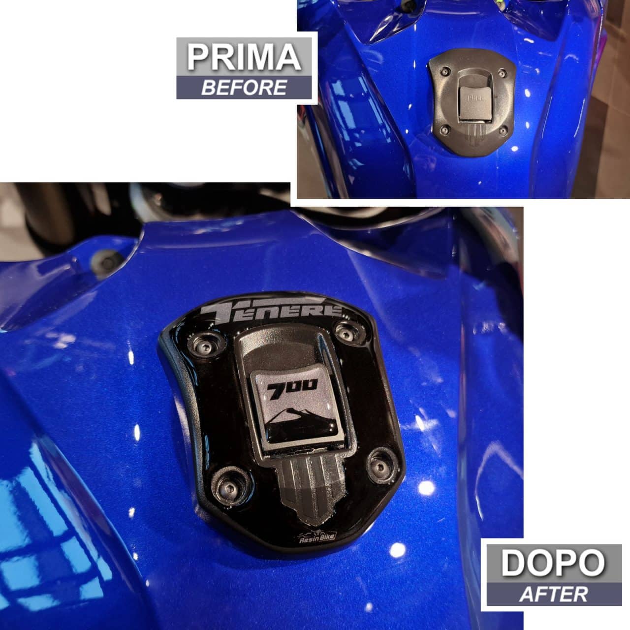 Pegatinas 3D compatibles con Yamaha Tenere 700 2022-2024 Tapon Deposito Kamo - Imagen 3