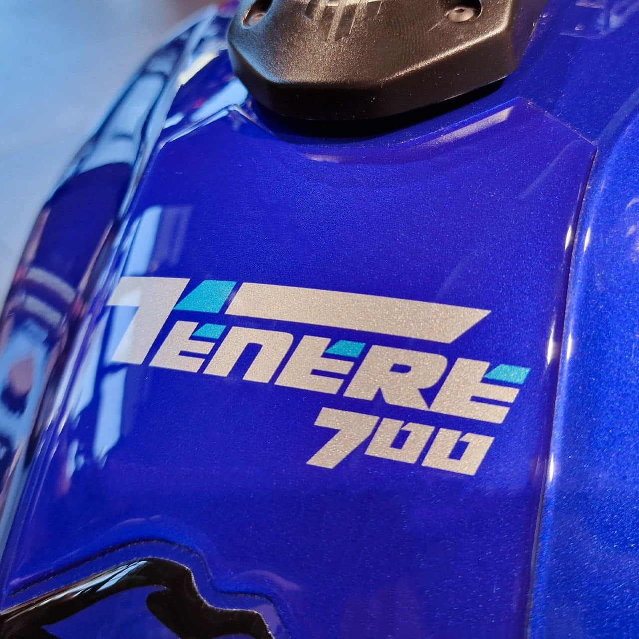 Pegatinas 3D compatibles con Yamaha Tenere 700 2022-2024 Tanque Deposito Azul - Imagen 6