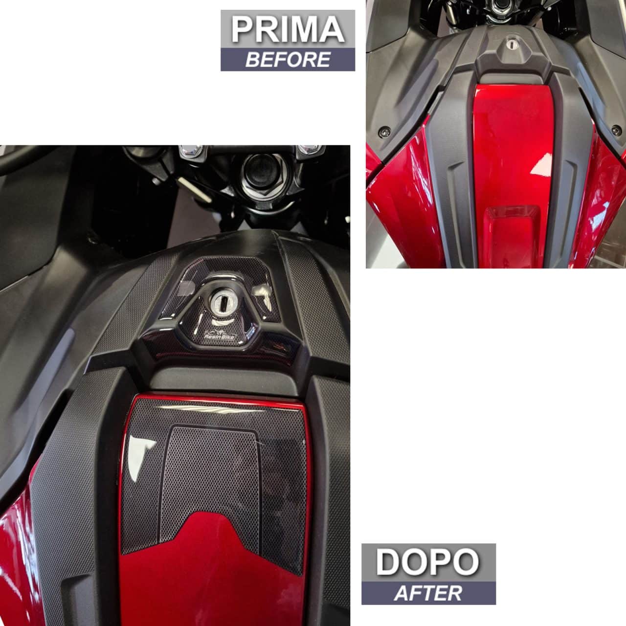 Adhesivos 3D de Moto compatibles con Honda NC750X 2021-2023 Portaequipajes - Imagen 3