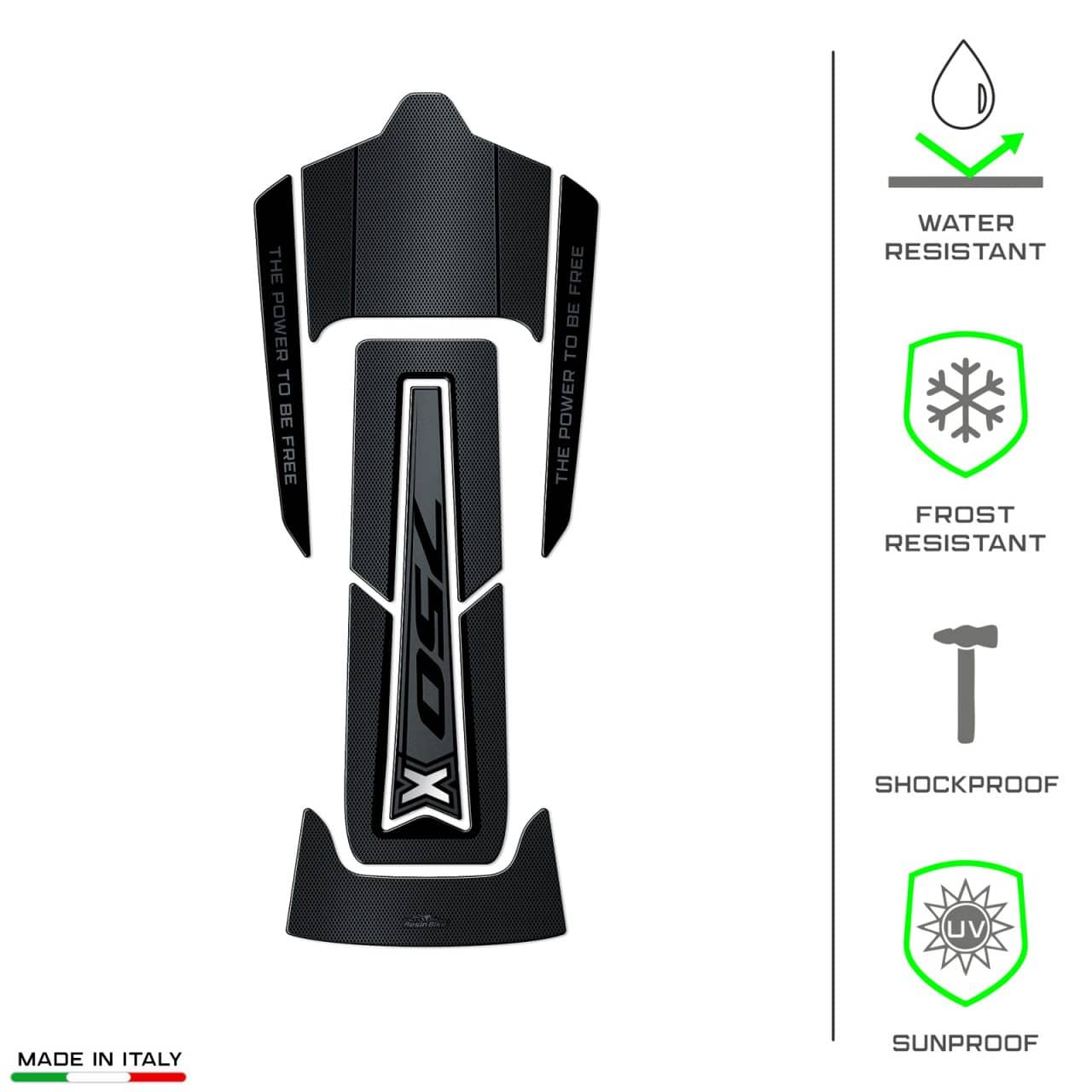 Paraserbatoio Adesivi 3D compatibili con Honda NC750X 2021-2023 Protezione - immagine 8