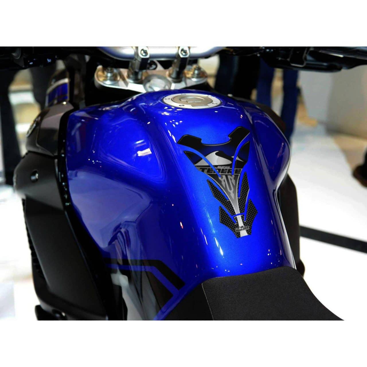 Paraserbatoio Adesivi 3D compatibili con Yamaha Super Tenere Universale Blu - immagine 2