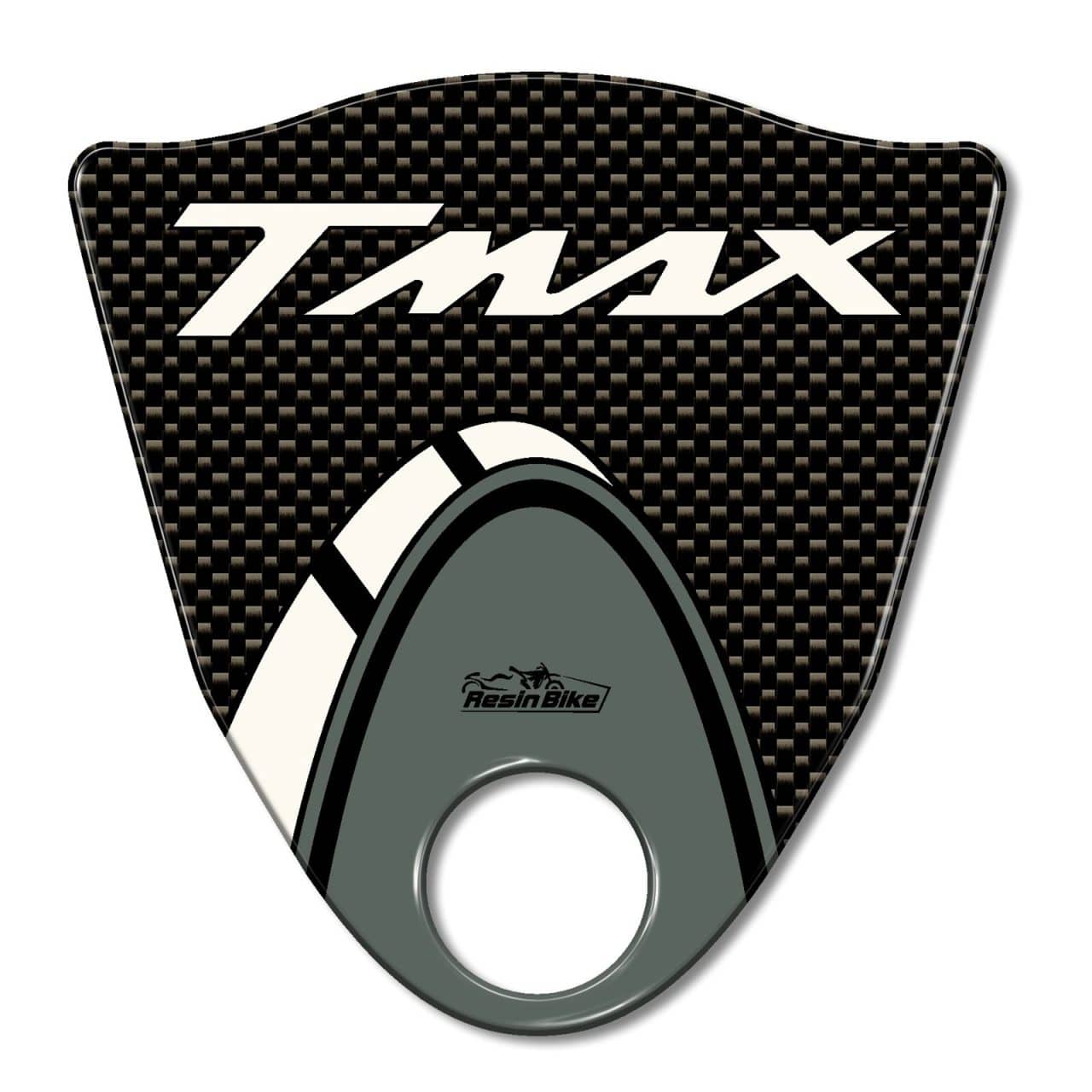 Adhesivos 3D compatibles con Yamaha TMAX 2008-2011 Plataforma Carbon - Imagen 2