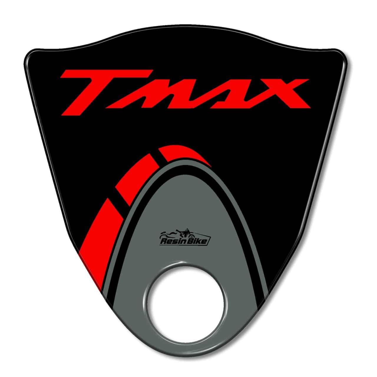 Adhesivos 3D compatibles con Yamaha TMAX 2008-2011 Plataforma Rojo - Imagen 2