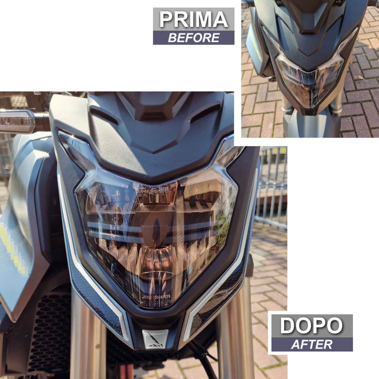 Motorcycle Stickers 3D compatible with Honda Hornet 750 2023 Headlamp - Image 3