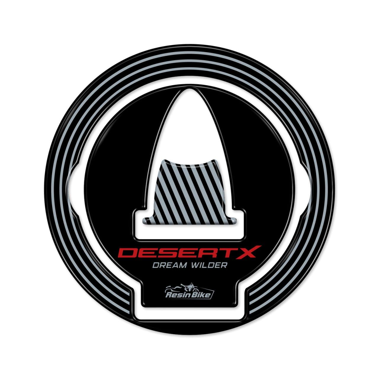 Motorcycle Stickers 3D compatible with Ducati DesertX RR22 2023 Tank Cap - Image 2