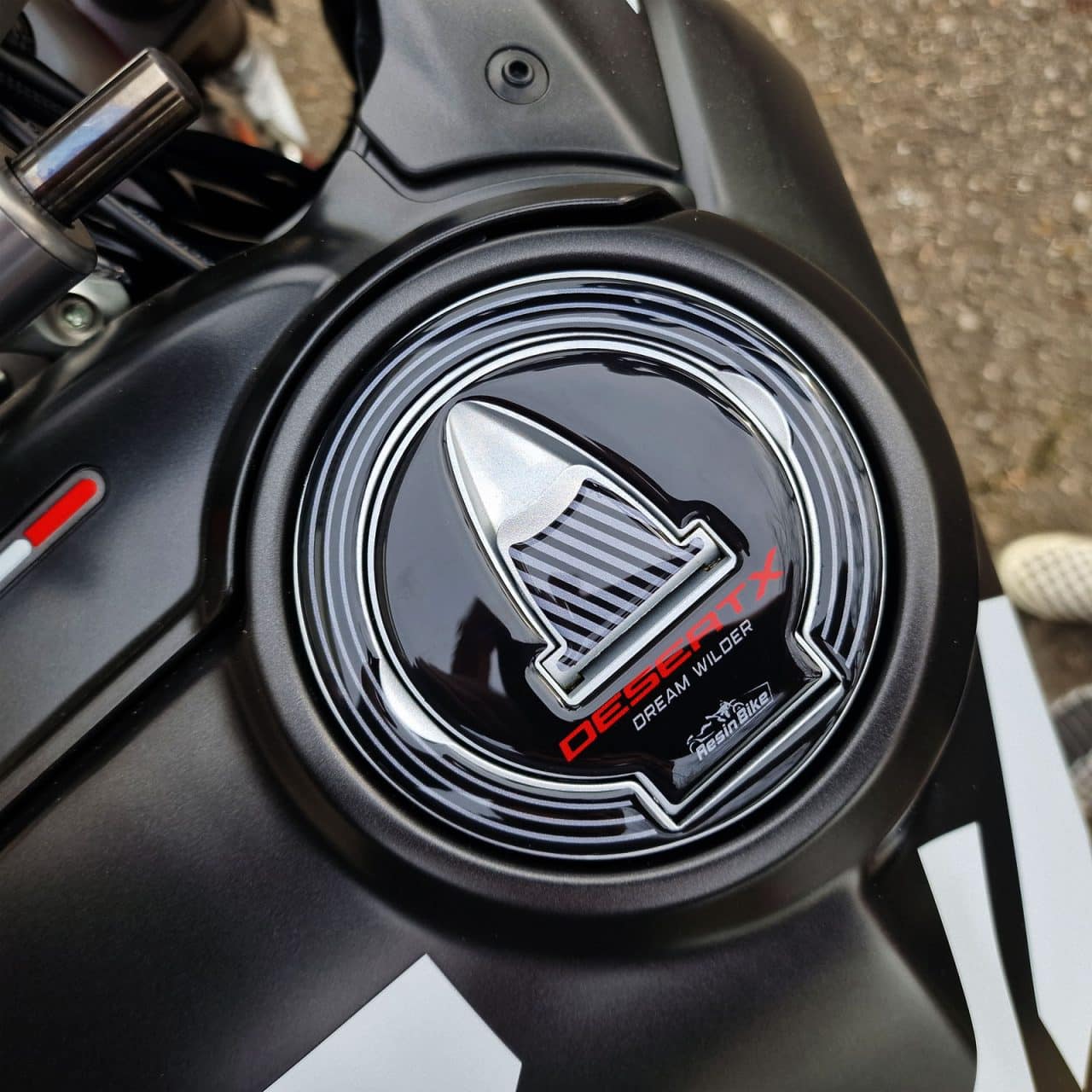 Motorcycle Stickers 3D compatible with Ducati DesertX RR22 2023 Tank Cap - Image 5