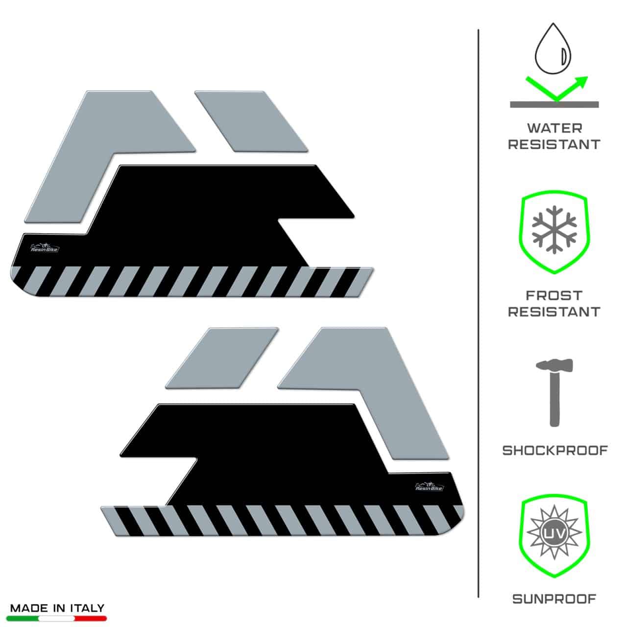 Adesivi 3D compatibili con Ducati DesertX RR22 2023 Laterali Serbatoio - immagine 7