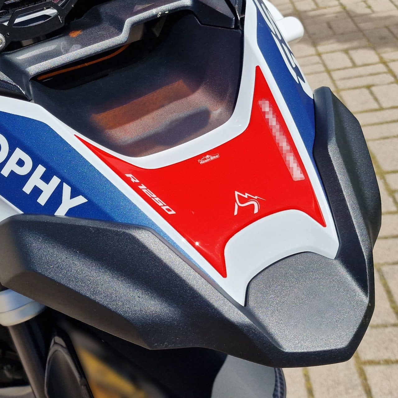 Aufkleber 3D Motorrad Kompatibel mit BMW R 1250 GS Trophy 2023 Frontstachel