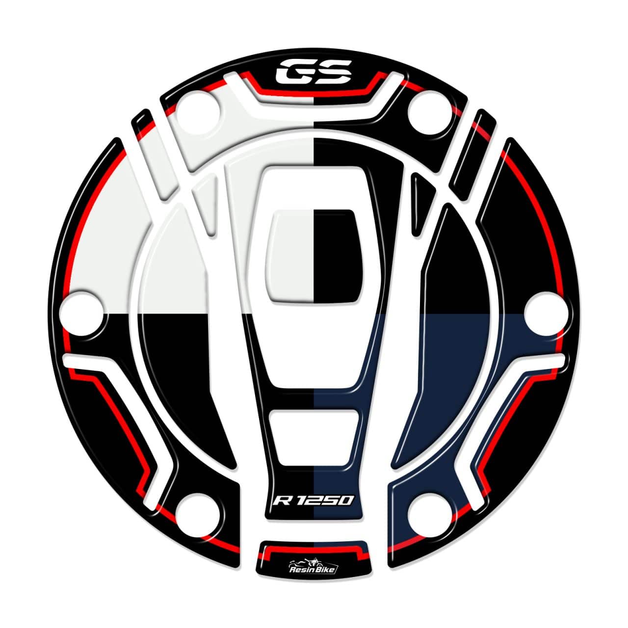 Motorcycle Stickers 3D compatible with BMW R 1250 GS Trophy 2023 Tank Cap - Image 2