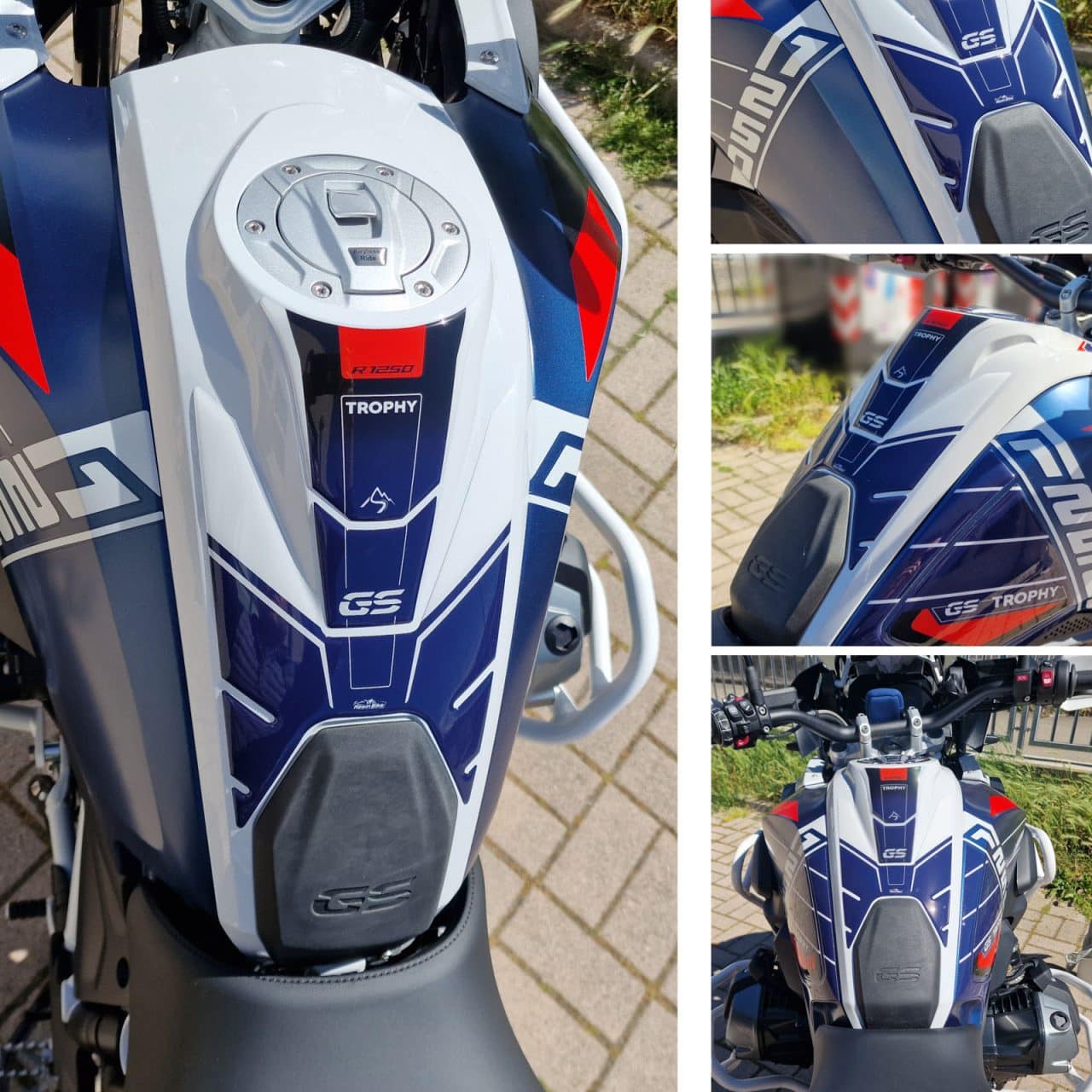 Aufkleber 3D Motorrad Kompatibel mit BMW R 1250 GS Trophy 2023 Tank-Schutzfolie – Bild 6