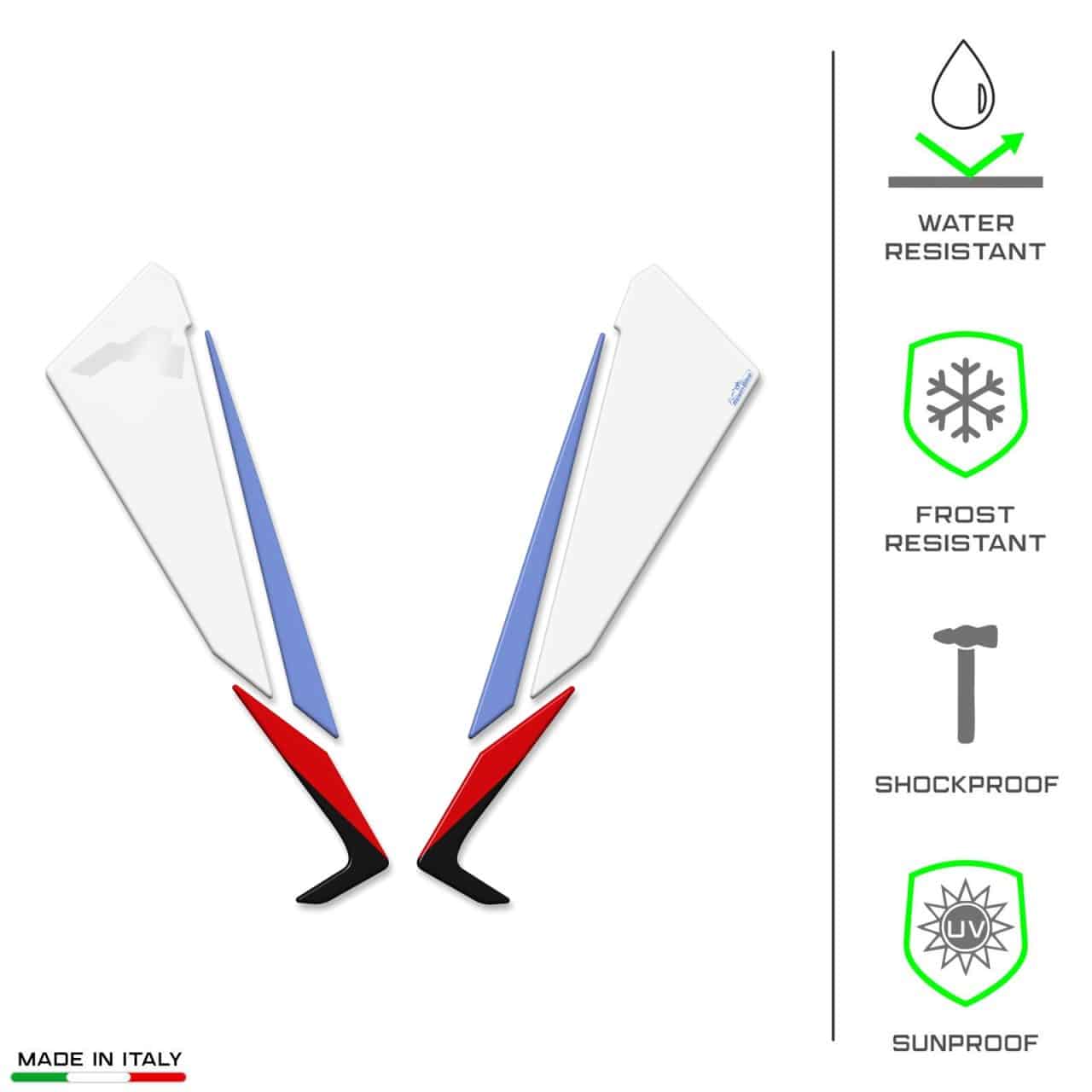 Adesivi 3D compatibili con Honda Transalp XL750 2023 Protezione Fanale - immagine 7