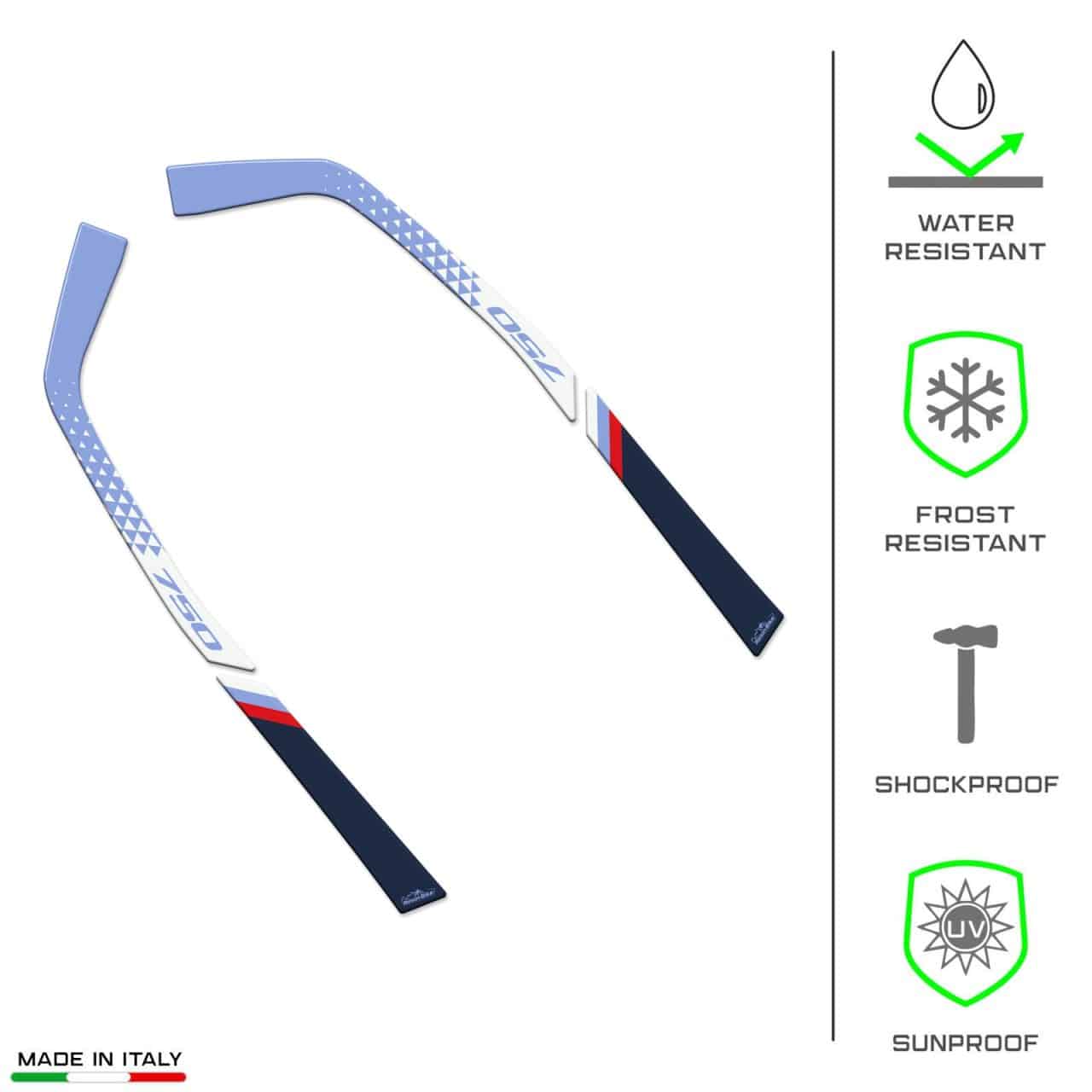 Adhesivos 3D compatibles con Honda Transalp XL750 2023 Agarraderas de Pasajero - Imagen 7