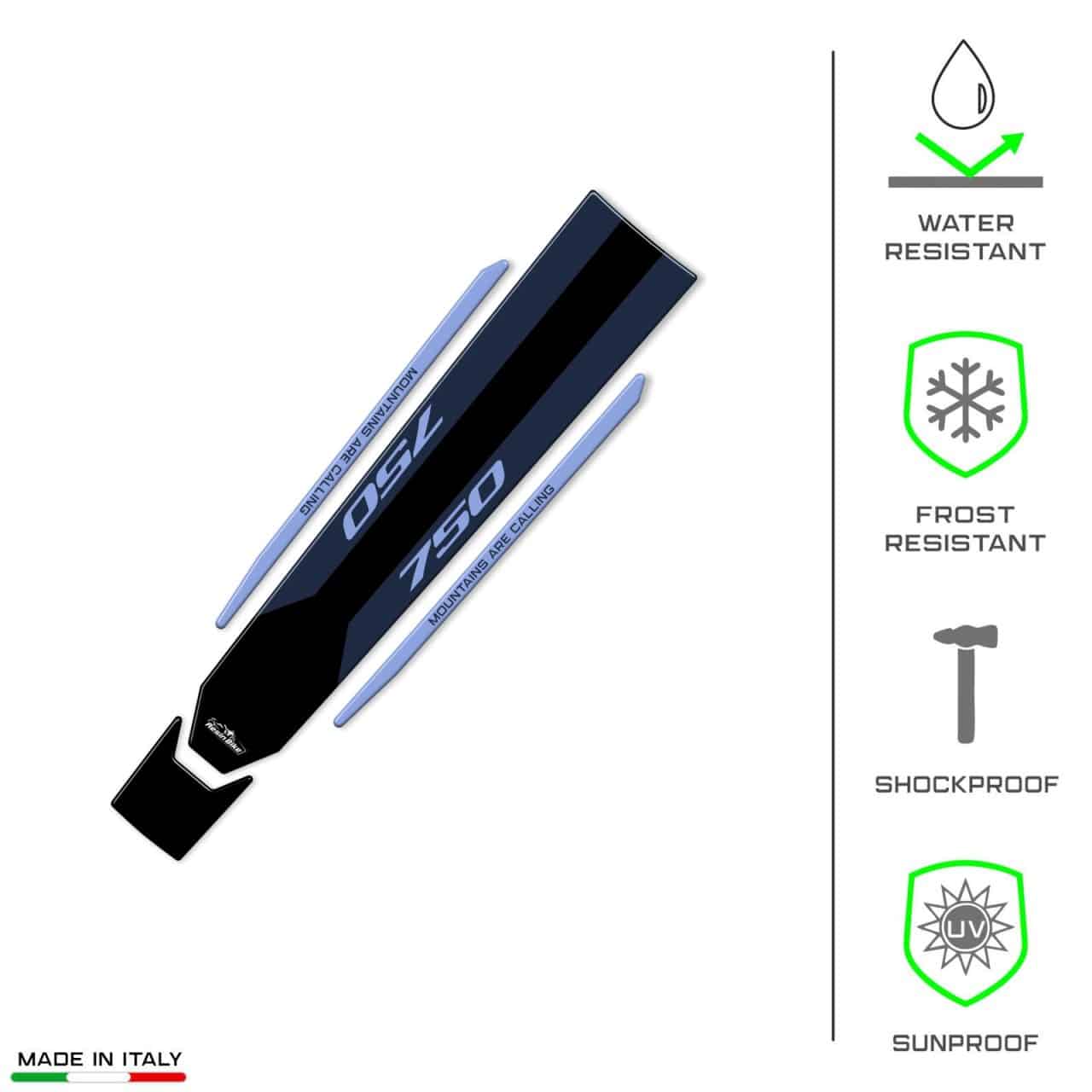 Adesivi 3D compatibili con Honda Transalp XL750 2023 Protezione Parafango - immagine 7