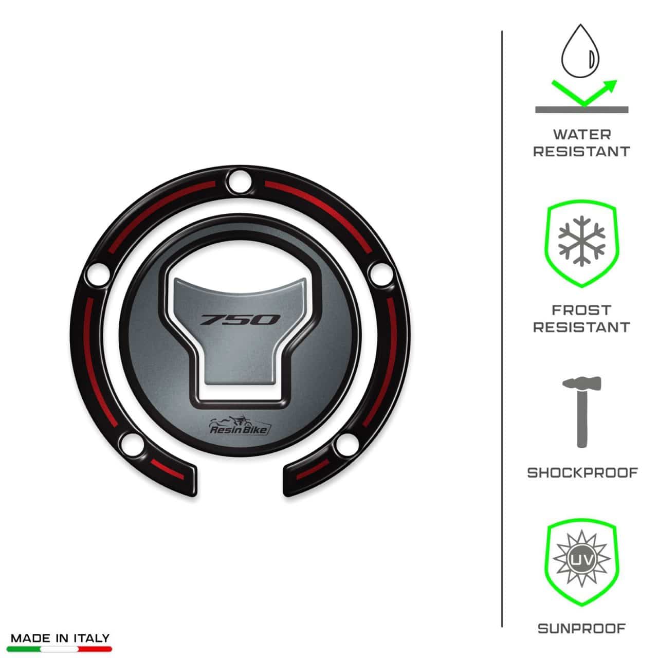 Autocollant 3D compatibles avec Honda Transalp XL750 2023 capuchon Neutre – Image 7