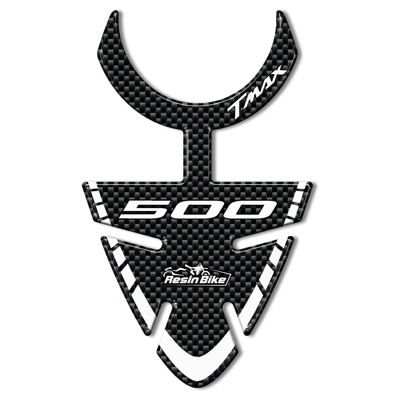 Stickers 3D compatible with Yamaha TMAX 2008-2011 Key Area Carbon - Image 2