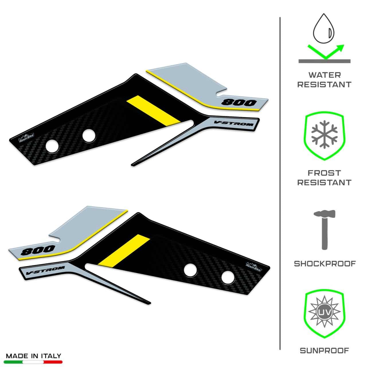 Adhesivos 3D de Moto compatibles con Suzuki V-Strom 800 DE 2023 Paramanos - Imagen 7