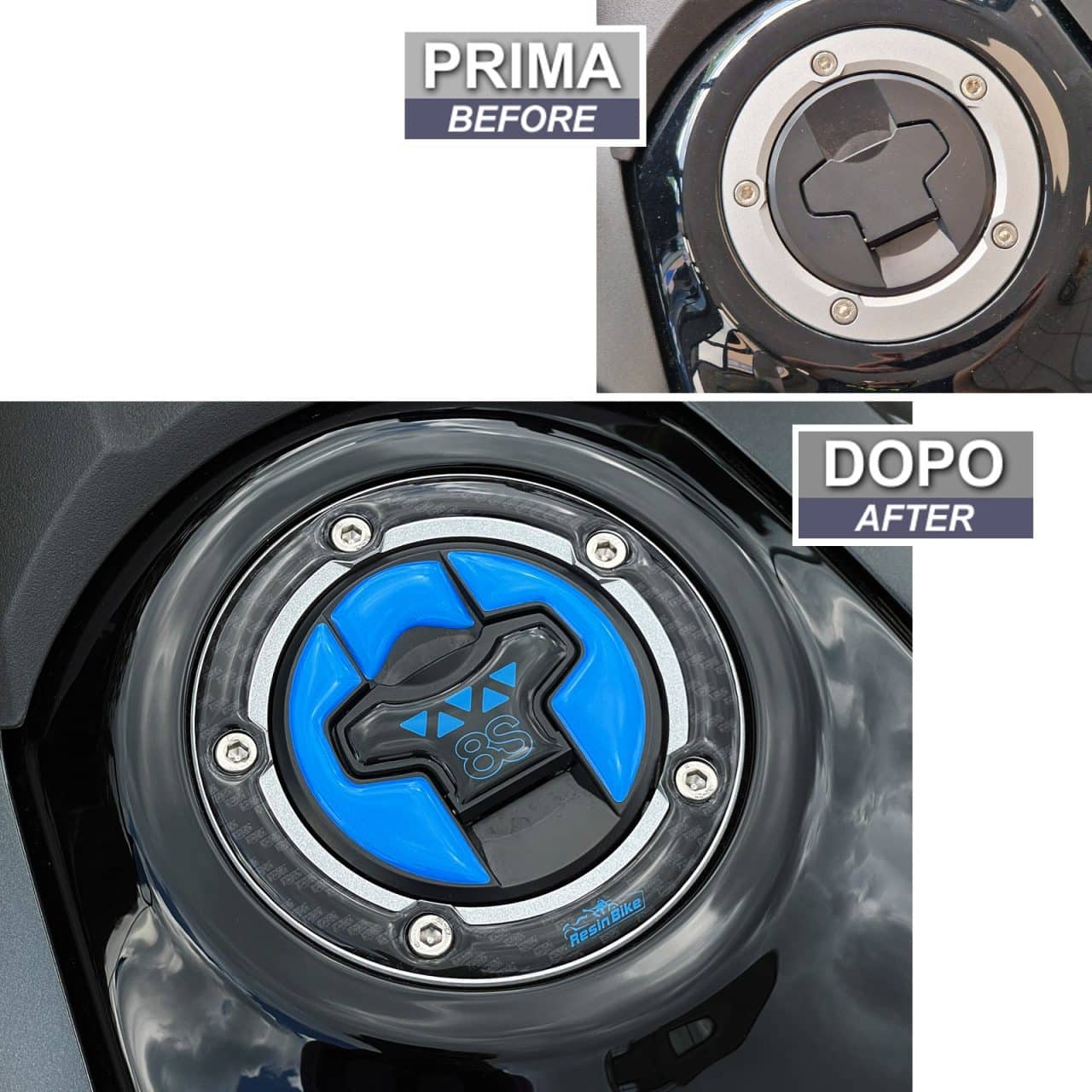 Pegatinas 3D Moto compatibles con Suzuki GSX 8S 2023  Tapon Deposito - Imagen 3