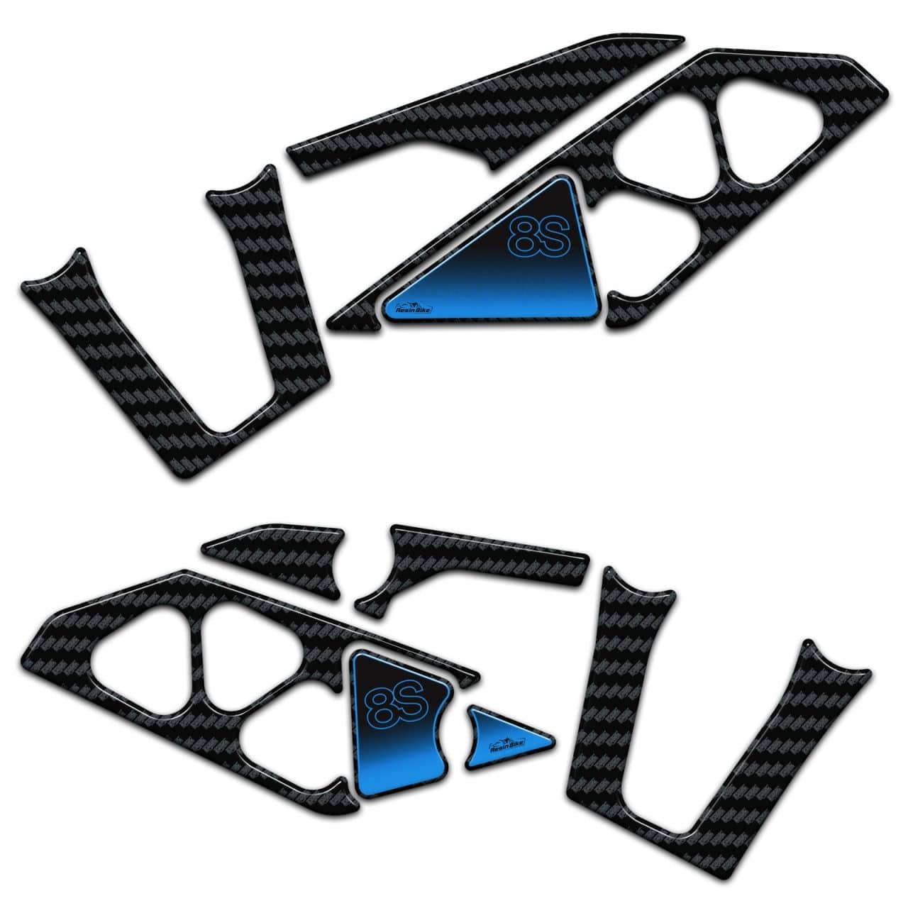 Adhesivos 3D de Moto compatibles con Suzuki GSX 8S 2023 Protector de Talón - Imagen 2