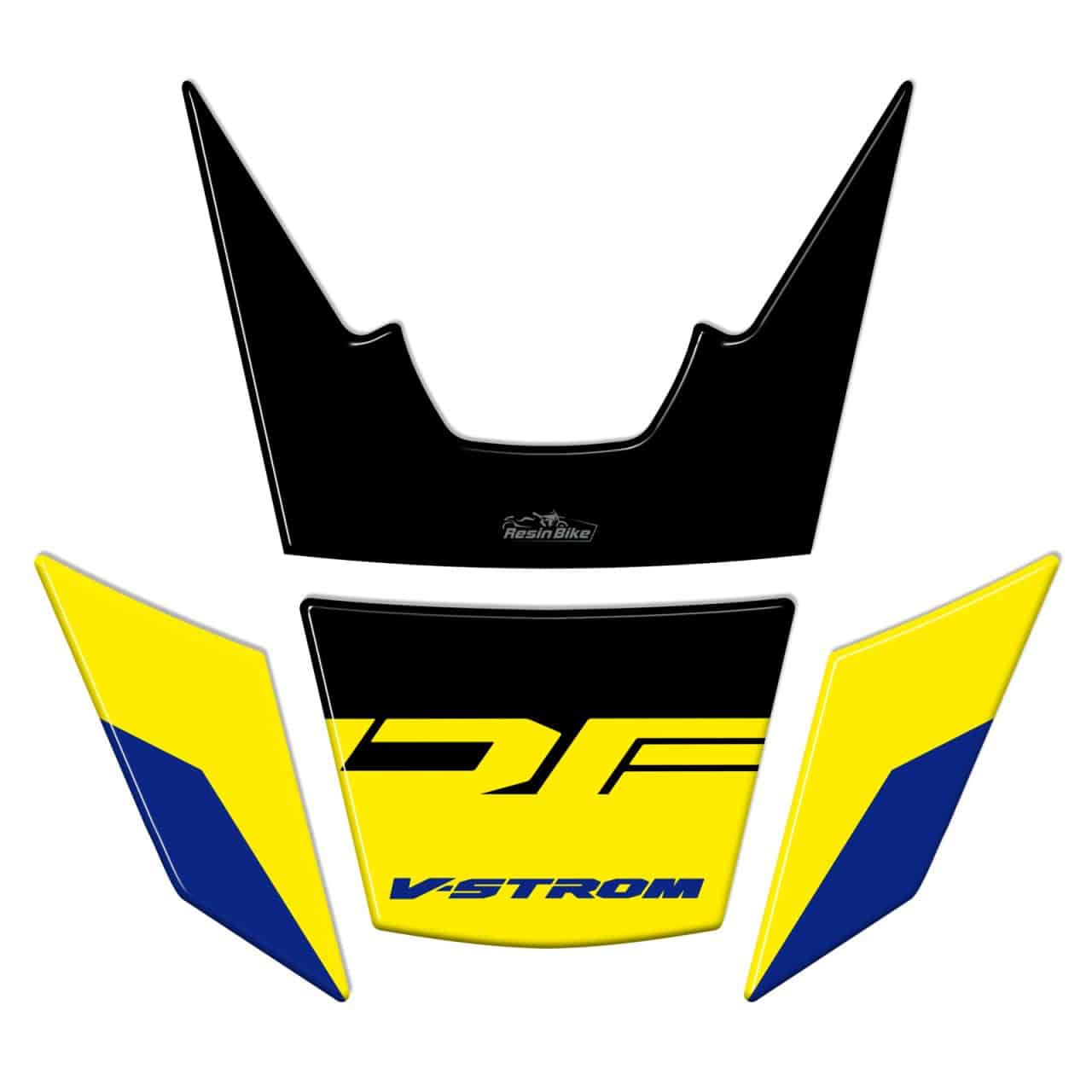 Stickers 3D compatible with Suzuki V-Strom 800 DE 2023 Front Tip Yellow - Image 2