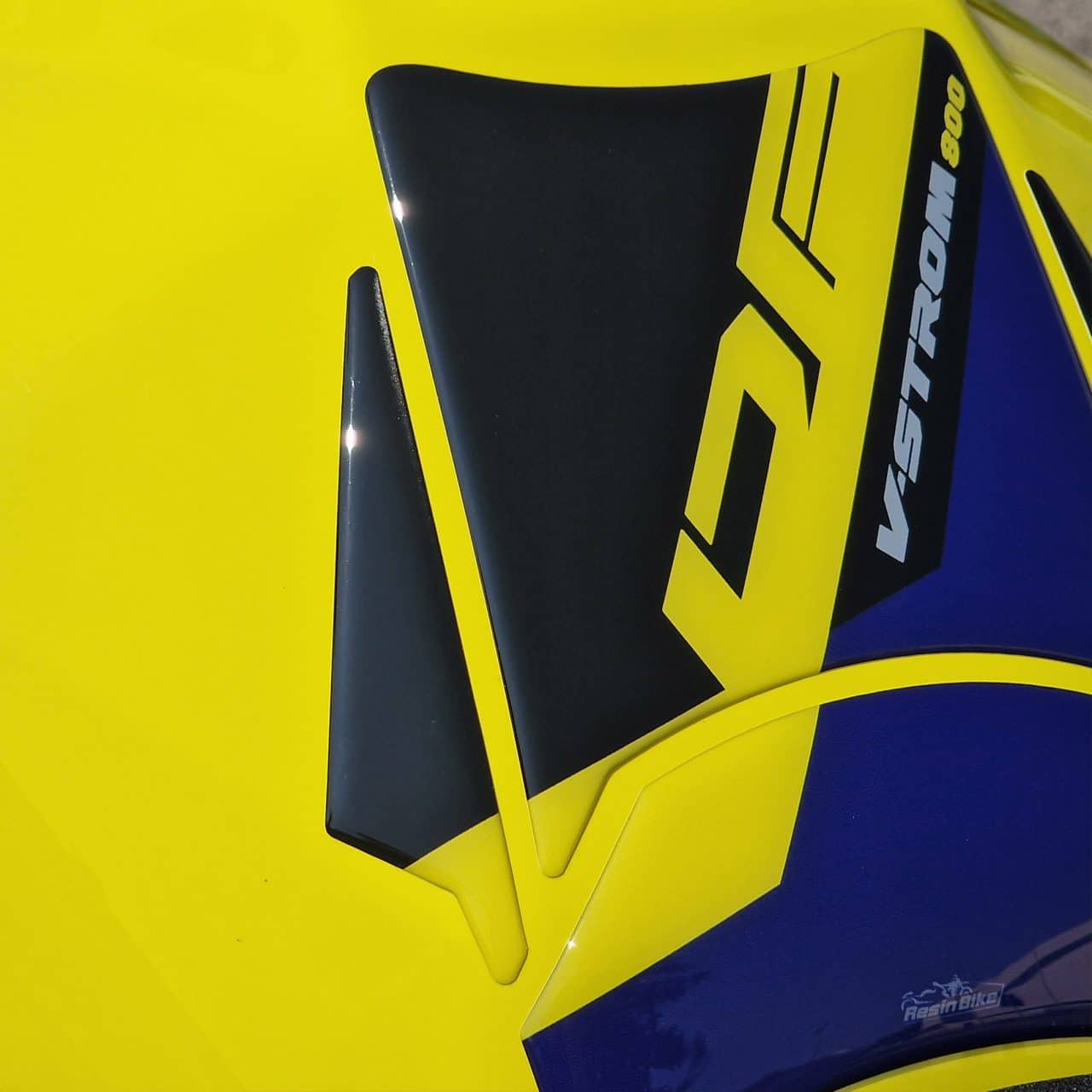 Stickers 3D compatible with Suzuki V-Strom 800 DE 2023 Tank Pad Yellow - Image 6