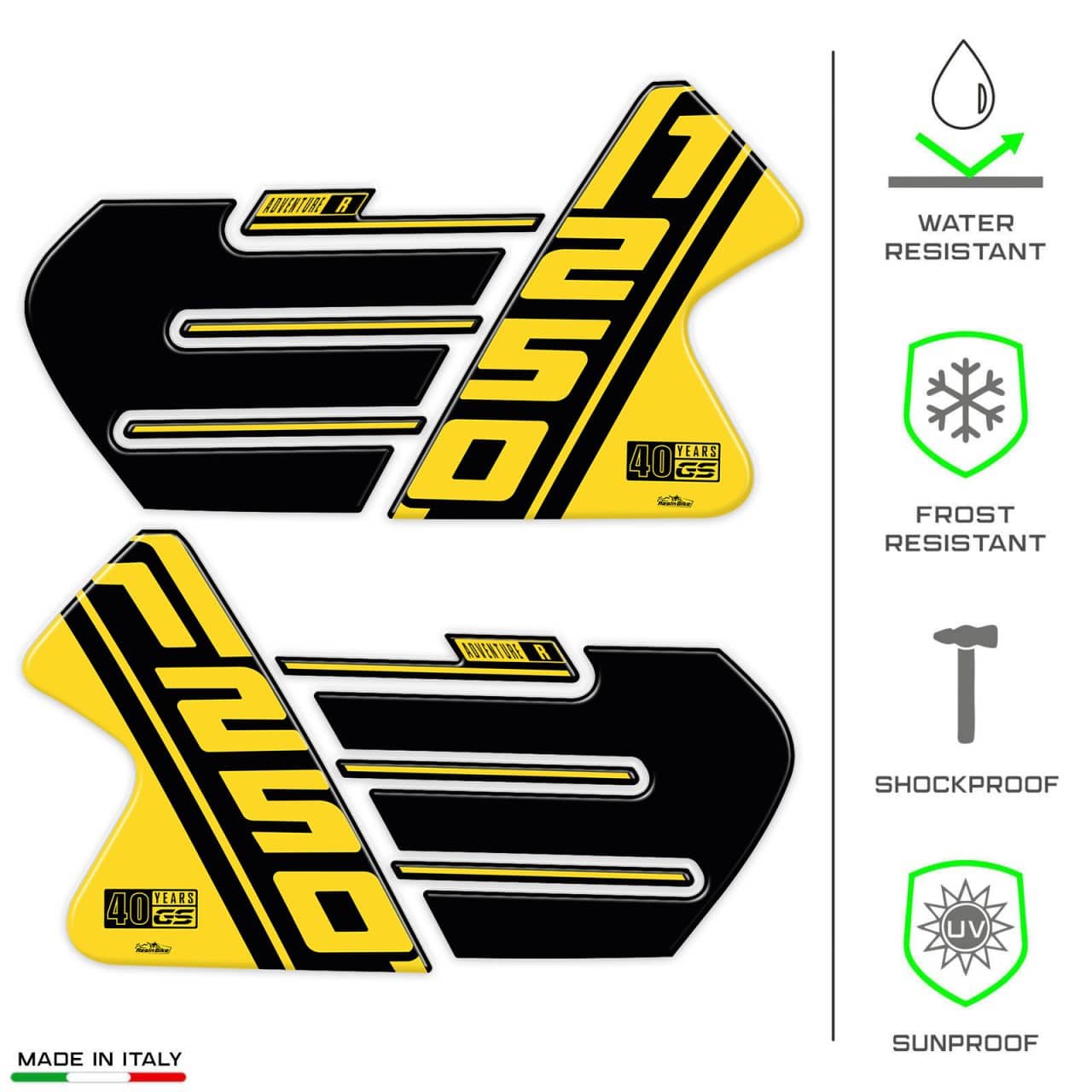 Stickers 3D compatible with Bmw GS 1250 Adventure 40TH 2020-2021 Tank Side - Image 4