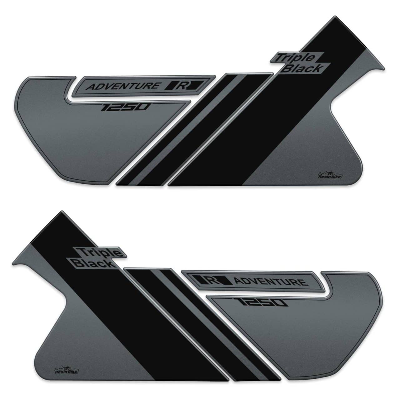 Stickers 3D compatible with BMW GS 1250 Adventure Triple Black 2023 Tank Side - Image 2