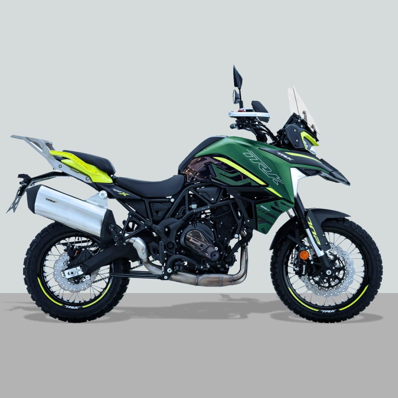 Kit Deposito Basic Adhesivos de Moto compatibles con Benelli TRK 702X 2023 Verde - Imagen 2