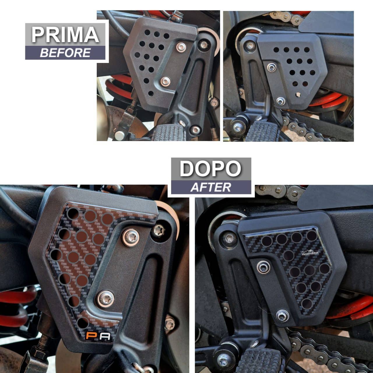 Adhesivos 3D compatibles con Harley Davidson Pan America 1250 2020-2023 Talón - Imagen 3