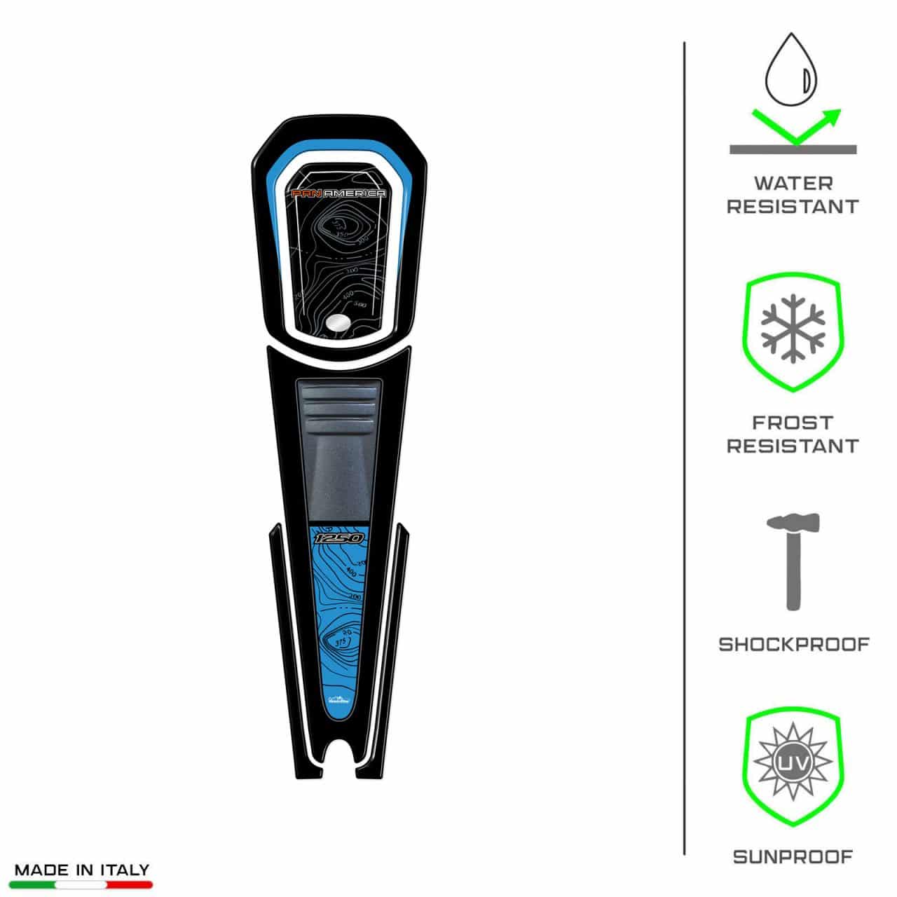 Autocollant 3D compatibles avec Harley Davidson Pan America 1250 Réservoir Bleu – Image 7