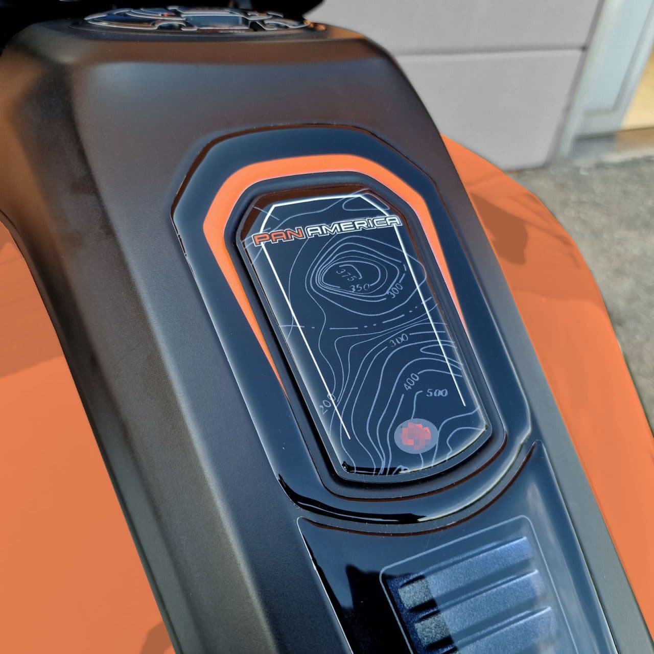 Autocollant 3D compatibles avec Harley Davidson Pan America Réservoir Orange – Image 5