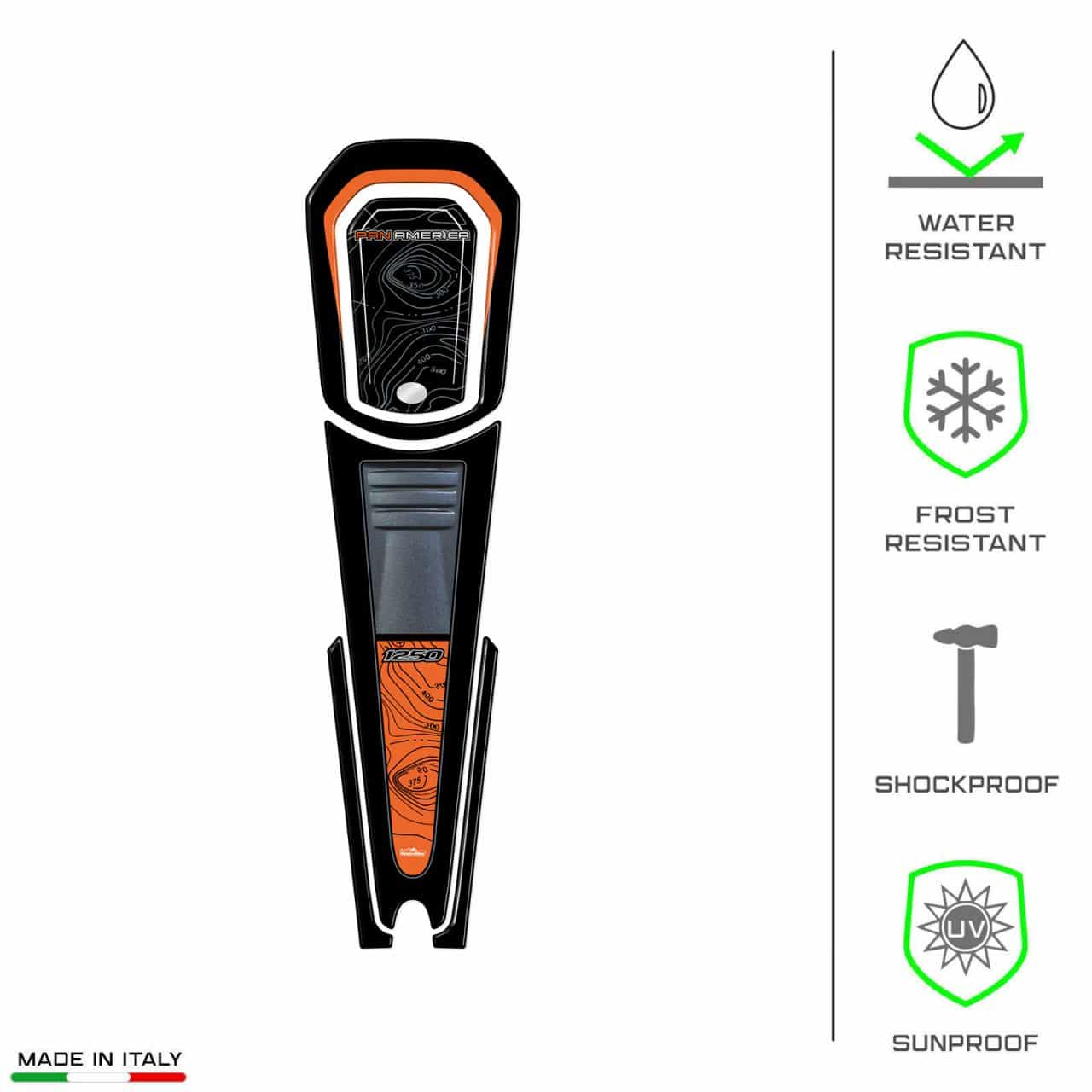 Autocollant 3D compatibles avec Harley Davidson Pan America Réservoir Orange – Image 7