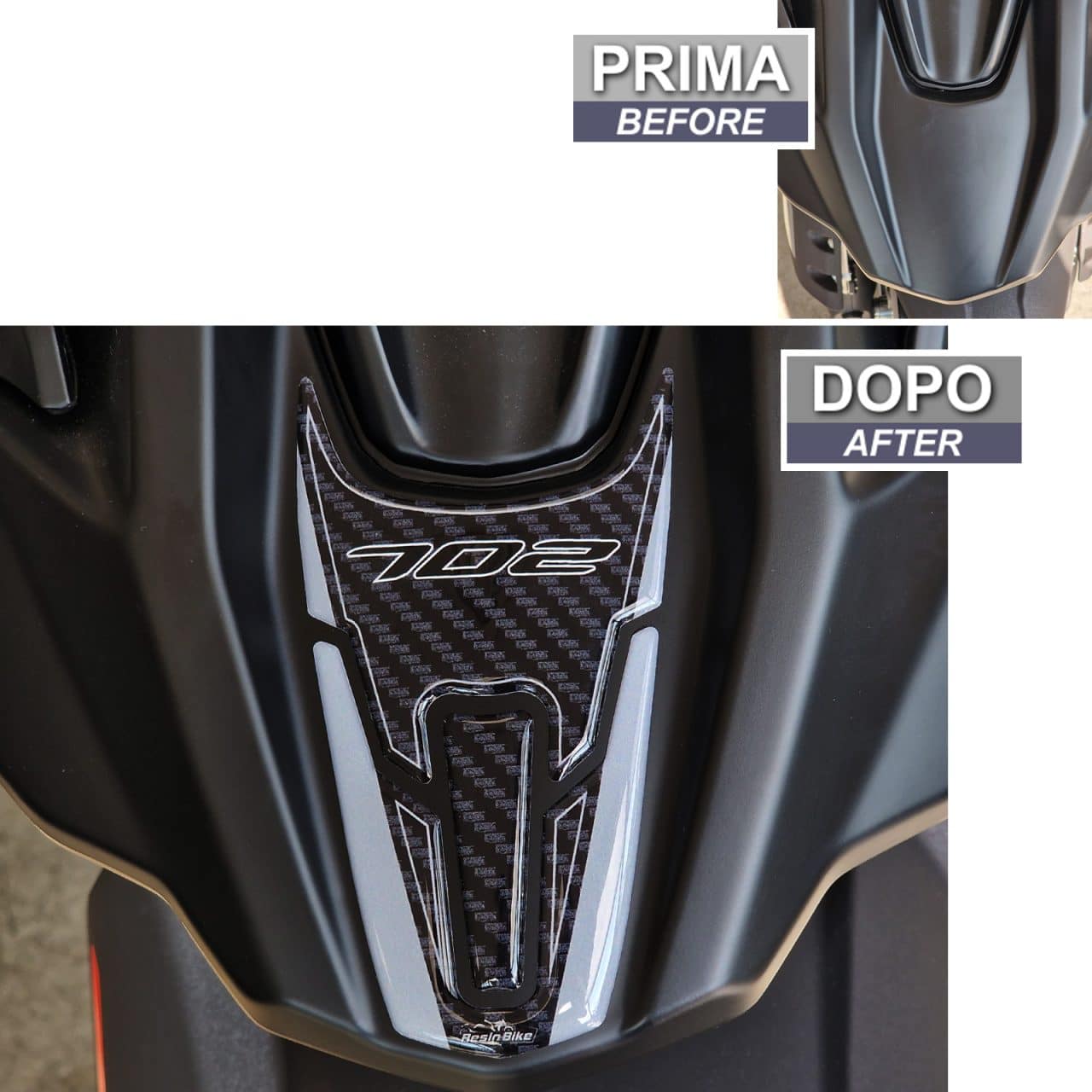 Motorcycle Stickers 3D compatible with Benelli Trk 702 2023 Front Tip - Image 3